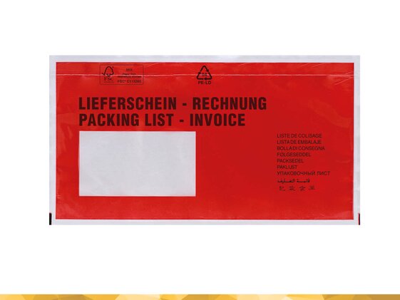 PCR Begleitscheintasche