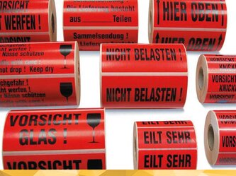 kennzeichnung von verpackung